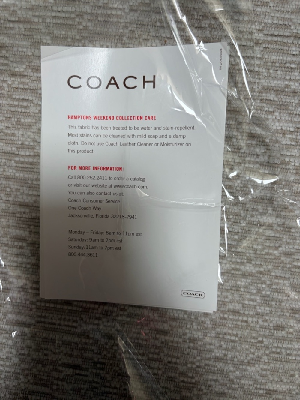 Coach Hampton Black Satin Tote NWT - Picture 6 of 12